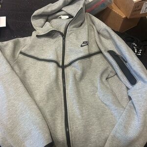 Nike tech Gray Hoodie